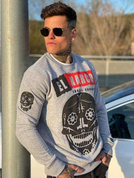 Local Fanatic Sweater met print el narco 11-6474 large