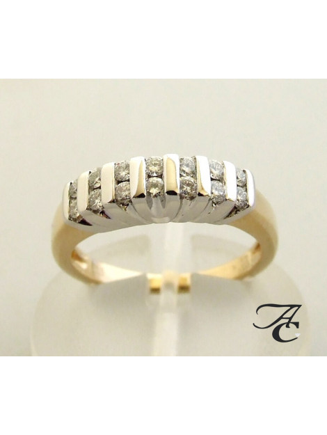 Atelier Christian Geel gouden ring met briljant geslepen diamanten 2389D7-32591AC large