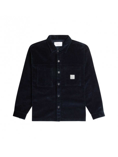 Woodbird Krents corduroy shirt navy 2136 731 2136 - 731 large