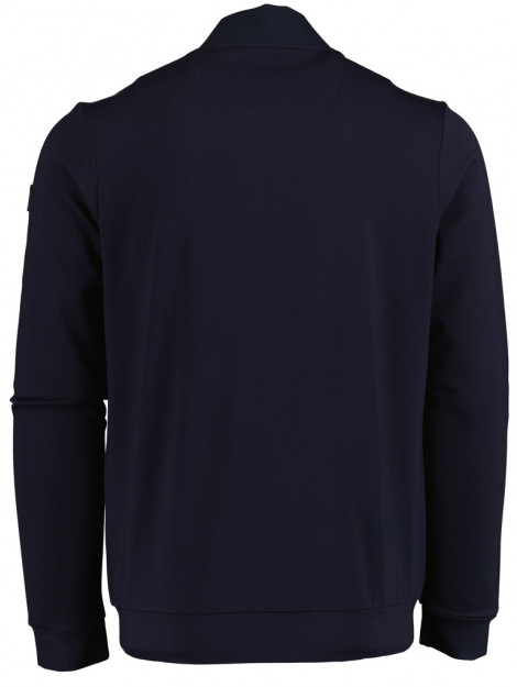Bos Bright Blue Glenn full zip sweater 21312gl40sb/290 navy 167160 large