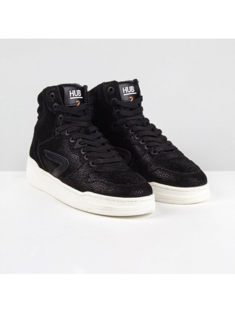 Hub  Court-z high ds w6002s32 nero/ivory W6002S32 large