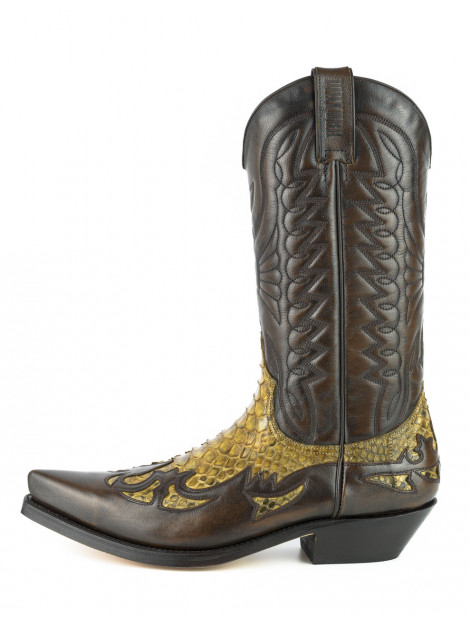 Mayura Boots Cowboy laarzen 1935-milanelo zamora/ camel 3- size 39 1935-MILANELO ZAMORA/PYTHON CAMEL 3- Size 46 large