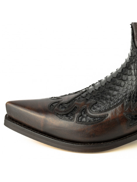 Mayura Boots Cowboy laarzen 1935-milanelo zamora/ negro 1935-MILANELO ZAMORA/PYTHON NEGRO large