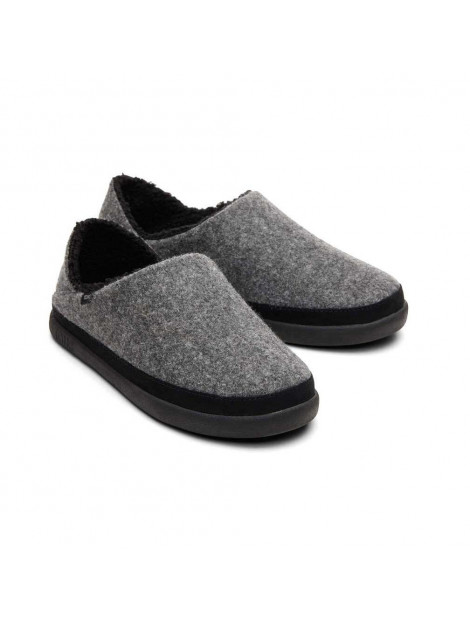Toms Ezra smoke grey repreve two tone felt 10016808 pantoffel 10016808 large