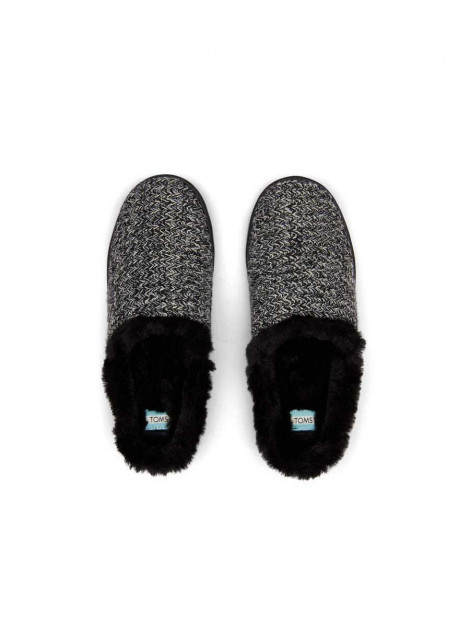 Toms Sage black multi cozy knit pantoffel 10016805 large