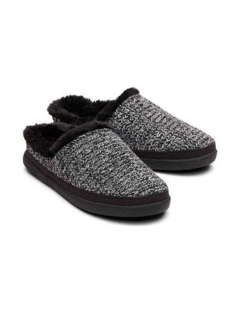 Toms Sage black multi cozy knit pantoffel 10016805 large