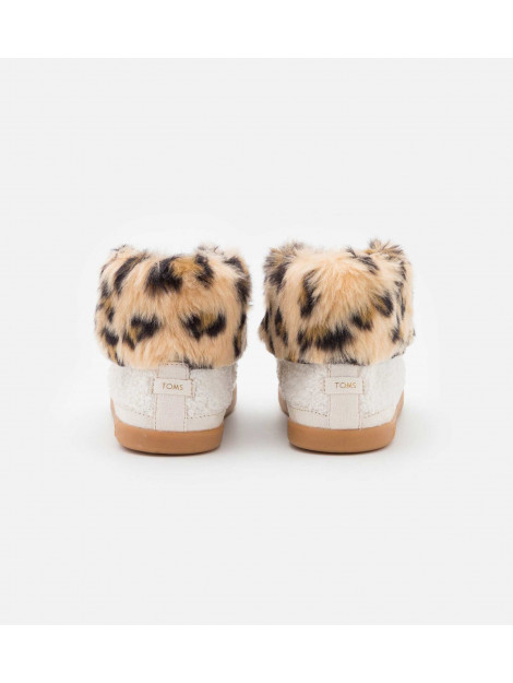 Toms Celeste natural faux shearling/ leopard pantoffel 10016795 large