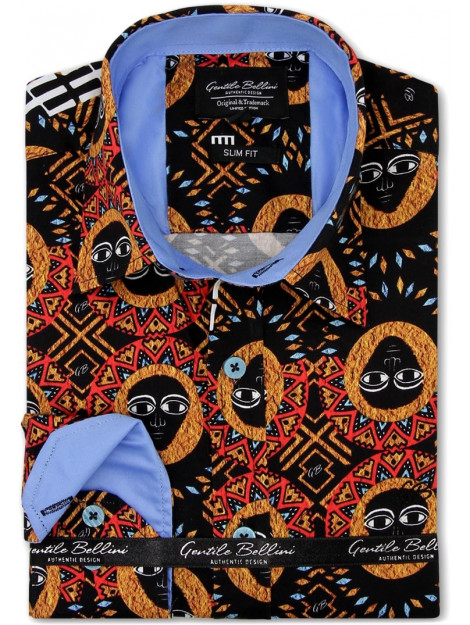 Gentile Bellini Premiummet print slim fit 3103 large