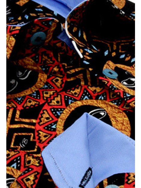 Gentile Bellini Premiummet print slim fit 3103 large