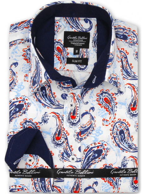 Gentile Bellini Paisley slim fit 3096 large