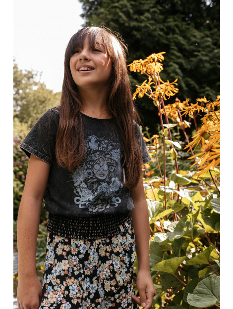 Looxs Revolution Overslag rok bloemenprint voor meisjes in de kleur 2211-5722-246 large