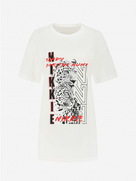 Nikkie Leopard long t-shirt 4339.02.0262 large