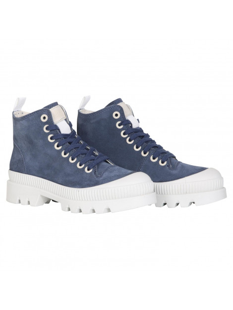 Walk in the Park 5252 suede sneaker donker Blauw WP5252 large