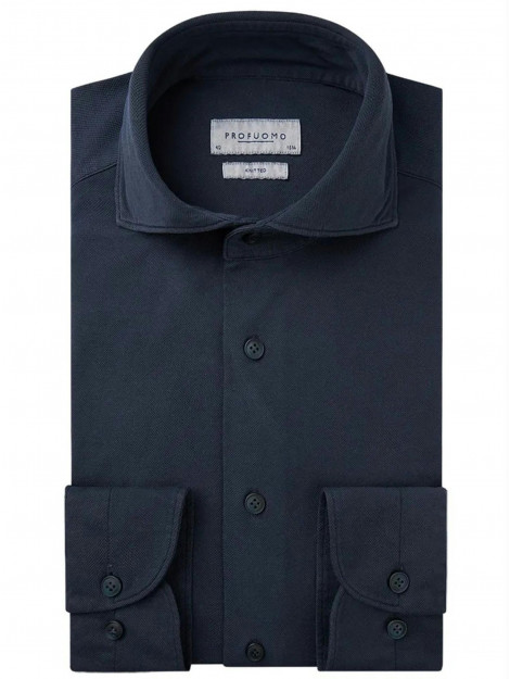 Profuomo Navy knitted shirt PPTH100050 large