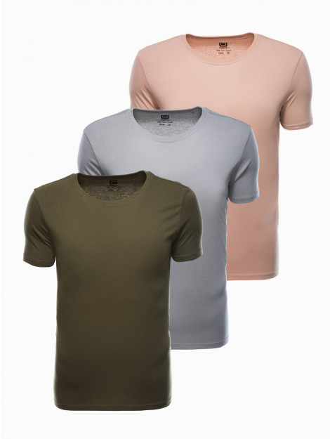 Ombre T-shirt basic heren - z30-v-5 3-pak 72443 large