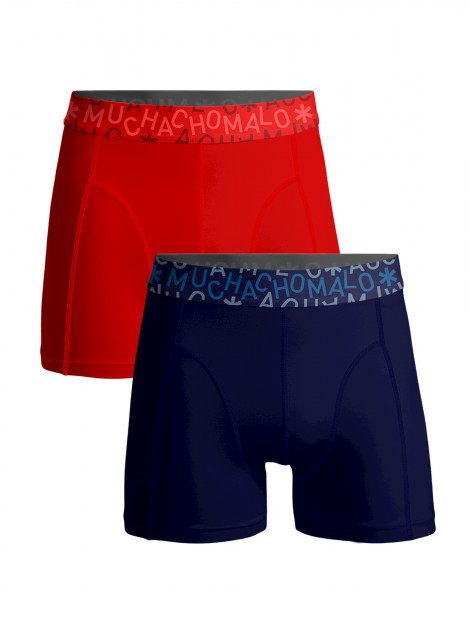 Muchachomalo Jongens 2-pack boxershorts effen SOLID1010-376Jnl_nl large