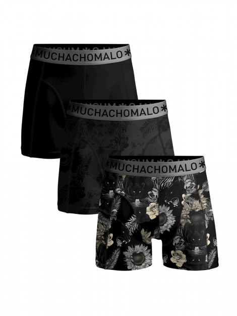 Muchachomalo Heren 3-pack boxershorts panter U-PANTHER1010-01nl_nl large