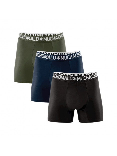 Muchachomalo Heren 3-pack boxershorts effen 1132COTTON06nl_nl large