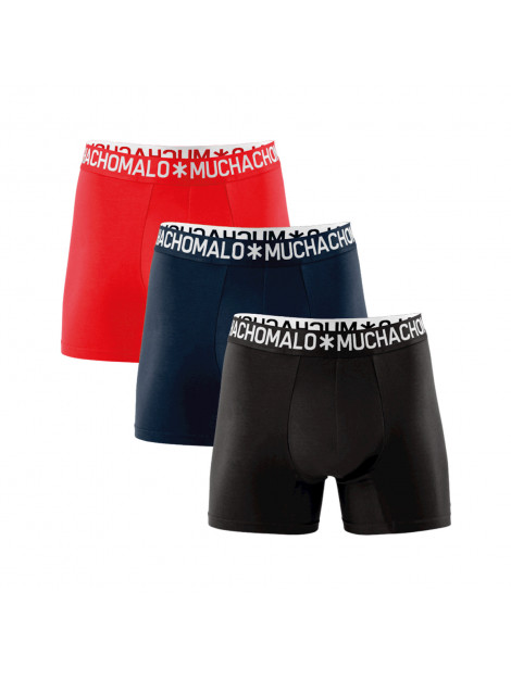 Muchachomalo Heren 3-pack boxershorts effen 1132COTTON05nl_nl large