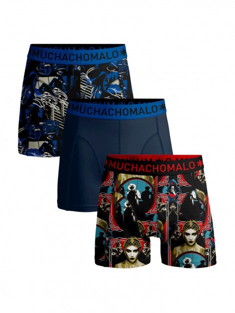 Muchachomalo Jongens 3-pack boxershorts smooth criminal SMOOTHC1010-07Jnl_nl large