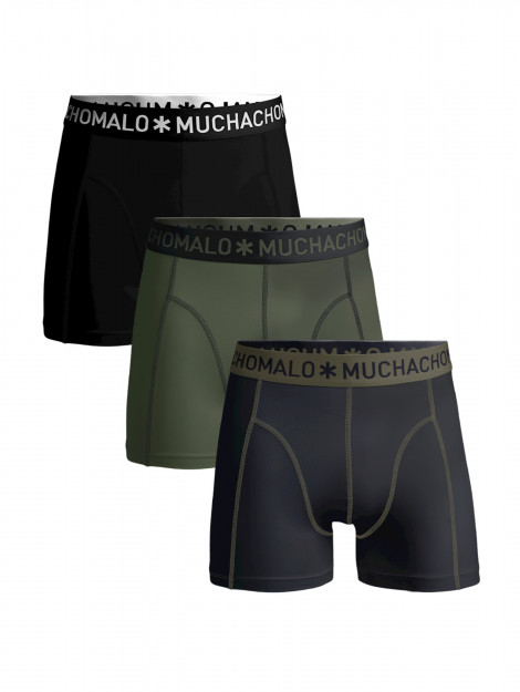 Muchachomalo Heren 3-pack boxershorts effen 1010SOLID186nl_nl large