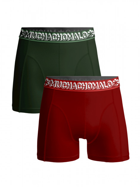 Muchachomalo Jongens 2-pack boxershorts effen SOLID1010-378Jnl_nl large
