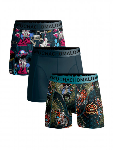 Muchachomalo Jongens 3-pack boxershorts miami vatos ace MIAMIACE1010-07Jnl_nl large