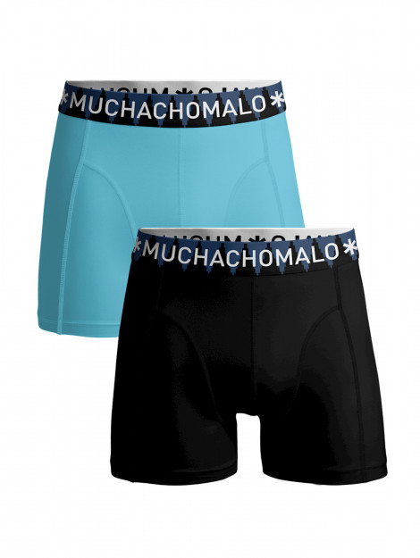 Muchachomalo Jongens 2-pack boxershorts effen SOLID1010-468Jnl_nl large