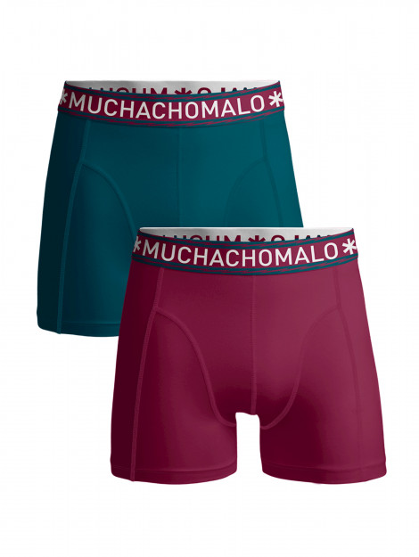 Muchachomalo Jongens 2-pack boxershorts effen SOLID1010-469Jnl_nl large
