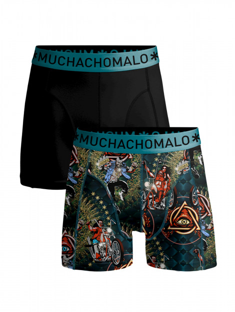 Muchachomalo Heren 2-pack boxershorts miami vatos ace MIAMIACE1010-06nl_nl large