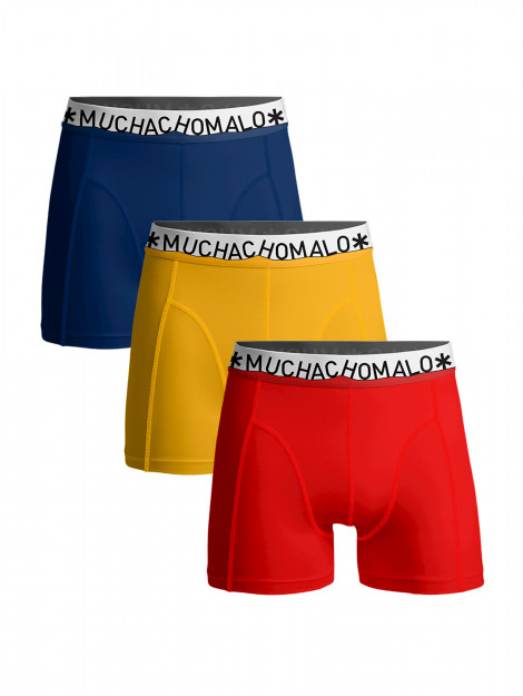 Muchachomalo Heren 3-pack boxershorts effen SOLID1010-373nl_nl large