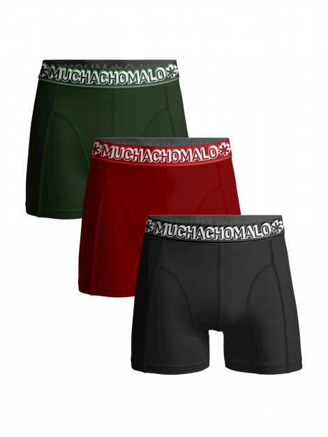 Muchachomalo Jongens 3-pack boxershorts effen SOLID1010-379Jnl_nl large