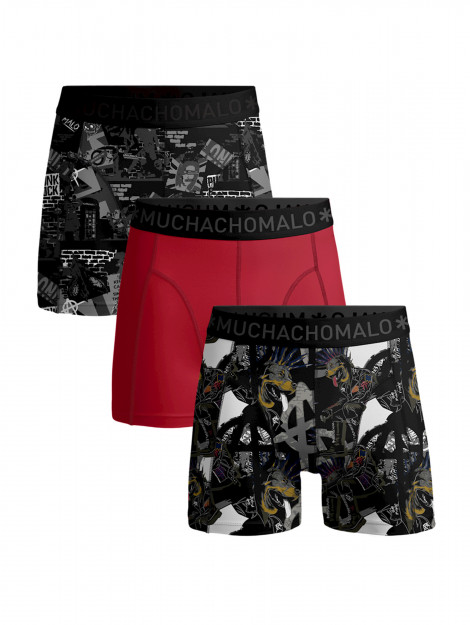 Muchachomalo Jongens 3-pack boxershorts punk PUNK1010-09Jnl_nl large