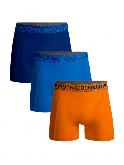 Muchachomalo Jongens 3-pack boxershorts effen SOLID1010-381Jnl_nl large