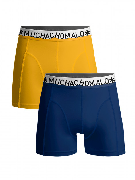 Muchachomalo Jongens 2-pack boxershorts effen SOLID1010-372Jnl_nl large