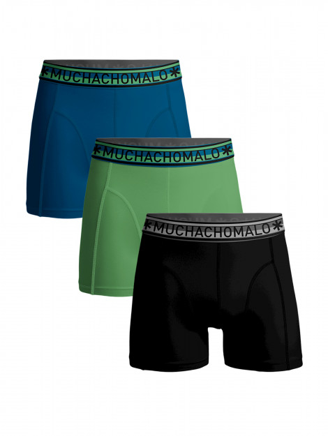 Muchachomalo Jongens 3-pack boxershorts effen SOLID1010-369Jnl_nl large