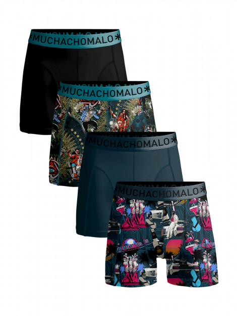 Muchachomalo Jongens 4-pack boxershorts miami vatos ace MIAMIACE1010-08Jnl_nl large