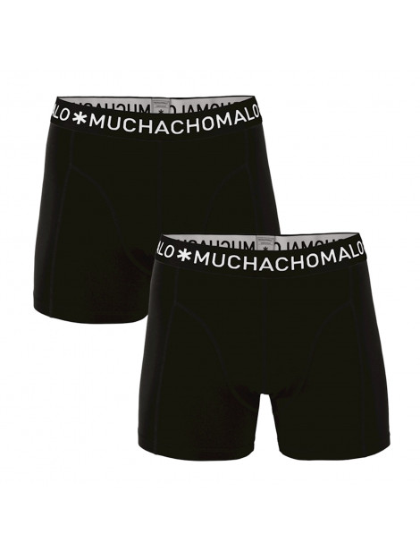 Muchachomalo Jongens 2-pack boxershorts effen 1010JBASIC02nl_nl large