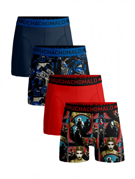 Muchachomalo Jongens 4-pack boxershorts smooth criminal SMOOTHC1010-08Jnl_nl large
