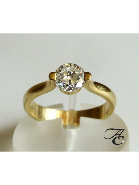 Christian Gouden ring met solitair briljant 930443AC large