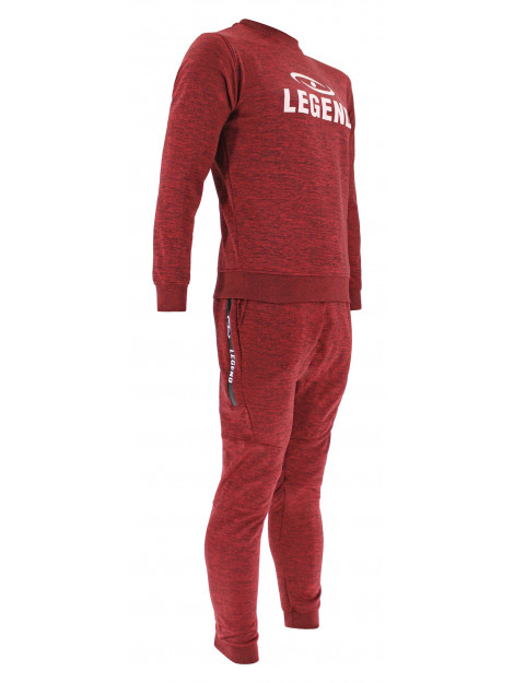 Legend Sports Joggingpak met sweater kids/volwassenen slimfit polyester PSW37SRDM large