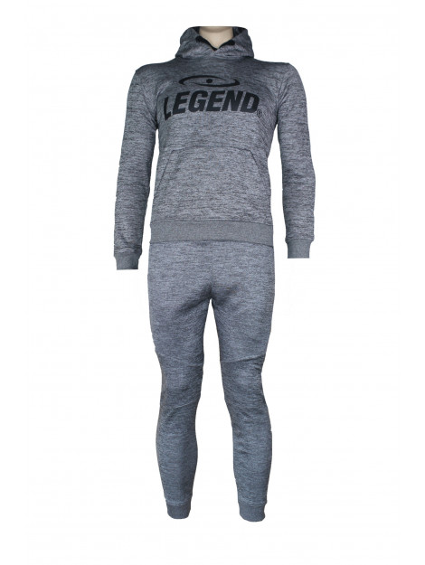 Legend Sports Joggingpak met hoodie kids/volwassenen slimfit polyester PSW37HGRM large