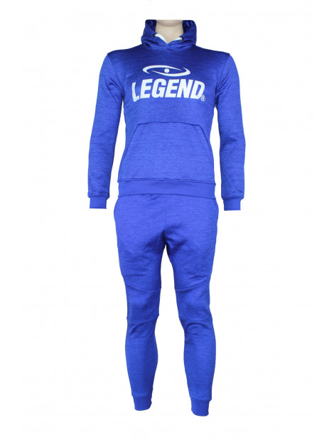 Legend Sports Joggingpak met hoodie kids/volwassenen slimfit polyester PSW37HBLM large
