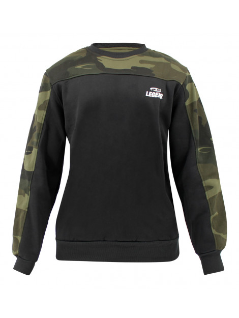 Legend Sports Trui/sweater dames/heren camo fleece Y5610016BLCMXXL large