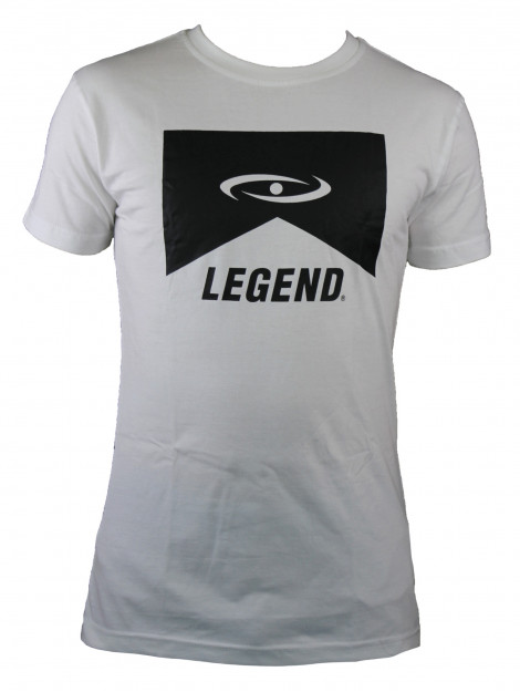 Legend Sports T-shirt legend icon kids/volwassenen wit polyester/katoen PSW27ZWXS large