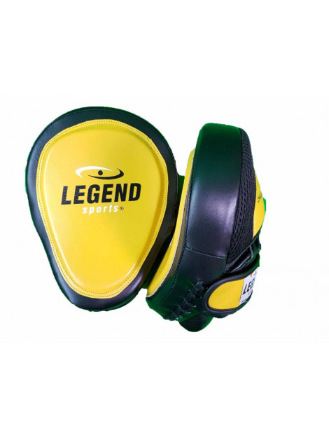 Legend Sports Focus pads zwart/geel leer PFP01GL01 large