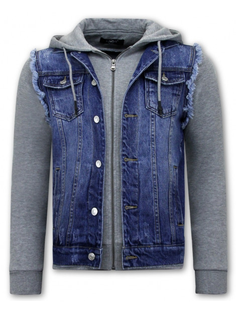 Enos Spijkerjack met stoffen mouwen rj9101 RJ-9101 large