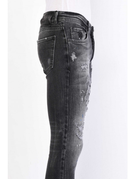 Local Fanatic Jeans met verfspatten 1061 LF-DNM-1061 large Local Fanatic Jeans met verfspatten 1061 LF-DNM-1061 large