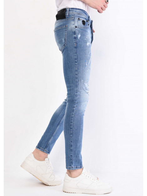 Local Fanatic Licht jeans met gaten 1059 LF-DNM-1059 large Local Fanatic Licht jeans met gaten 1059 LF-DNM-1059 large