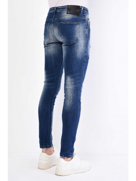 Local Fanatic Slim fit jeans met verfspatten stretch 1057 LF-DNM-1057 large Local Fanatic Slim fit jeans met verfspatten stretch 1057 LF-DNM-1057 large